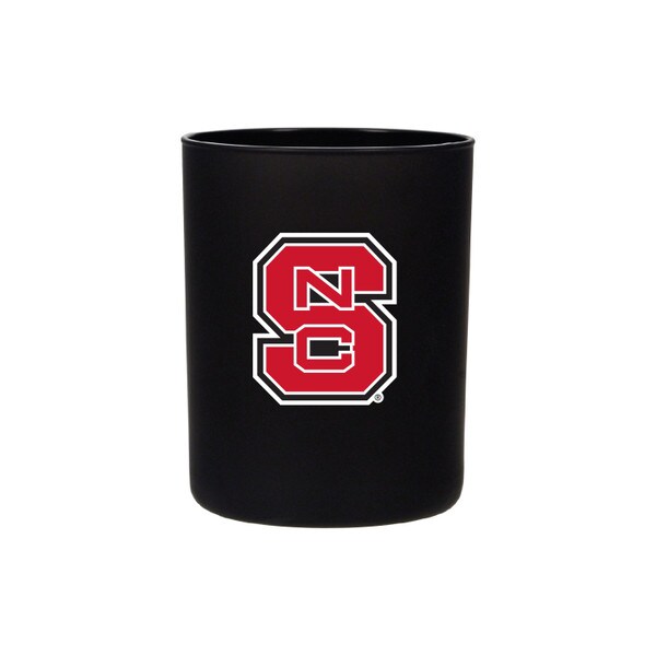 14 oz. Opaque Matte Black Rocks Gla